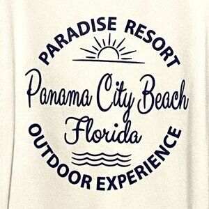 Paradise Resort Sweatshirt Mens XL Panama City Beach Florida Sporty Athletic